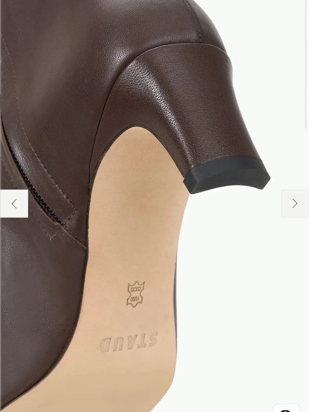Staud Wally Ankle Espresso Brown 39 WORN ONCE